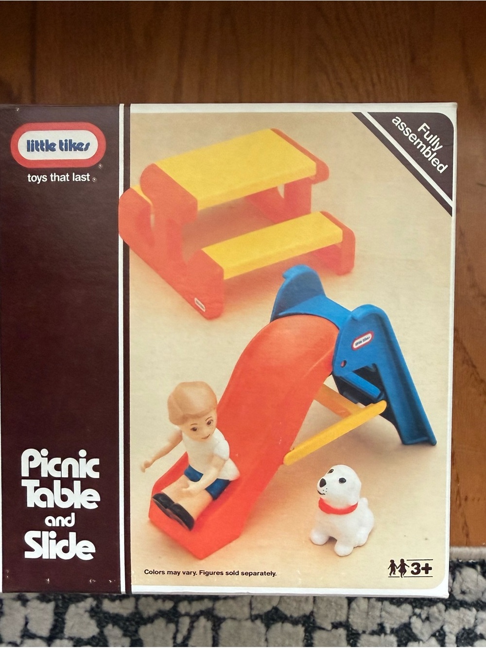 Vintage 1989 Little Tikes Picnic Table and Slide set **New In Box**